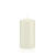 SALE Getauchte glatte Stumpen-Kerze, ca. Hhe: 150mm,  80mm, Farbe: Elfenbein - Elfenbein