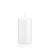 SALE Getauchte glatte Stumpen-Kerze, ca. Hhe: 150mm,  80mm, Farbe: Wei