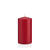 SALE Getauchte glatte Stumpen-Kerze, ca. Hhe: 150mm,  80mm, Farbe: Altrot - Altrot