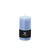 SALE Trendkerze, raue Vintage-Oberflche, durchgefrbt, ca. Hhe: 130mm,  68mm, Farbe: Grau-Blau - Grau-Blau