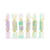Konfetti Cracker / Knallbonbon Silvester - Farbig sortiert - 3x17 cm - 6 St�ck