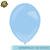 Premium Latex-Luftballon, rund, 100 Stück, ca. 12cm Durchmesser, Pastellblau / Pastel Blue - Ideal für viele Dekorationen - Pastellblau / Pastel Blue