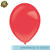 Premium Latex-Luftballon, rund, 10 Stück, ca. 12cm Durchmesser, Apfelrot / Apple Red - Ideal für viele Dekorationen