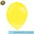 Premium Latex-Luftballon, rund, 10 Stück, ca. 12cm Durchmesser, Sonnengelb / Yellow Sunshine - Ideal für viele Dekorationen
