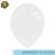 Premium Latex-Luftballon, rund, 50 Stück, ca. 27cm Durchmesser, Weiß / Frosty White - Ideal für viele Dekorationen - Weiß / Frosty White