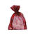 SALE Beutel aus Organza, 7,5x10 cm, bordeaux, 10 Stck