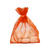 SALE Beutel aus Organza, 7,5x10 cm, orange, 10 Stck