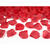 Textil-Streu in Rosenbl�tter-Optik � Rot � 100 St�ck