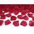 Textil-Streu in Rosenbl�tter-Optik - Bordeaux-Rot, 100 St�ck