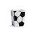 Popcorn-Boxen Fu�ball - 7 x 7 x 12 cm, 6 St�ck