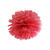Seidenpapier Pompom / Papierblumenball - Rot, 25 cm - Rot