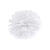 Seidenpapier Pompom / Papierblumenball - Wei�, 25 cm - Wei�