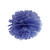 Seidenpapier Pompom / Papierblumenball - Marineblau, 25 cm - Marineblau