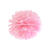 Seidenpapier Pompom / Papierblumenball - Hellrosa, 25 cm - Hellrosa
