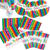 NEU Party-Set-Unisex für 8 Gäste Thema Regenbogenfarben : mit Tellern, Bechern, Servietten & Tischdecke - Party-Set-Unisex 8 Gäste Regenbogenfarben