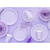 Dekorative Rosetten in 3 Gr��en 20-30cm - Lavendel, Set mit 3 St�ck Bild 2