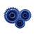 Dekorative Rosetten in 3 Gr��en 20-30cm - Marineblau, Set mit 3 St�ck - Marineblau