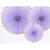 Dekorative Rosetten Yummy in 3 Gr��en - Pastell-Lila / Violett, Set mit 3 St�ck Bild 2