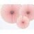Dekorative Rosetten Yummy in 3 Gr��en - Hellrosa, Set mit 3 St�ck Bild 2