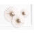 Dekorative Rosetten in 3 Gr��en - Beige, Set mit 3 St�ck Bild 2