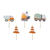 Geburtstagskerzen Baustelle � ca. 3 � 4,5 cm � Set mit 5 St�ck