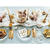 Geburtstagskerze Zahl ''40'', gold, 7,5cm Bild 3