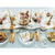 Geburtstagskerze Zahl ''60'', gold, 7,5cm Bild 3
