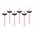 Strohhalme Flederm�use, 19,5cm