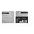Servietten Silber Metalic, 3-lagig, 33 � 33 cm, 20 St�ck Bild 2