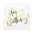 Servietten Happy Birthday / Geburtstag - Wei�, 33 � 33 cm, 20 St�ck