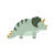 Servietten Form Triceratops / Dinosaurier - 18 � 10 cm, 12 St�ck