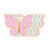 Servietten Form Schmetterling - Farbig sortiert, 16 � 12 cm, 12 St�ck