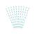 Papierstrohhalme gestreift - Hellblau, 19,5 cm, 10 St�ck