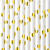 Papierstrohhalme Herzen Gold - 19,5 cm, 10 St�ck Bild 2