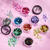 Moon Creations Glitzer-Schminkstreu holographisch, grob, 3g, rose-gold Bild 2
