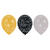 Luftballon Sparkling H Bda 6 Stk.  27,5cm - Luftballons Sparkling Gold HB