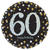 SALE Teller Happy-Birthday / Herzlichen Gl�ckwunsch Sparkling 60, � 23 cm 8 Stk. - Teller Sparkling 60. Geburtstag