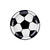 Pappteller Fu�ball - 18 cm, 6 St�ck