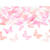 Konfettikanone mit Hello-Baby-Schmetterlingen, 20 cm, rosa Bild 3