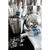 Konfettikanone Form Champagnerflasche - Silber, 20,5 cm Bild 4