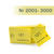 Doppelnummern-Block 1000 Abrisse Nr 2001-3000 gelb - Nr. 2001-3000