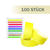 Eintrittskontrollband Tystar, 100er Pack, neongelb - Neon-Gelb