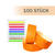 Eintrittskontrollband Tystar 100er Pack neonorange - Neon-Orange