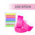 Eintrittskontrollband Tystar, 100er Pack, neonpink - Neon-Pink