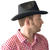 SALE Hut Cowboy Dallas mit Hutband, Filz, schwarz Bild 3