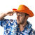 SALE Hut Cowboy Classic Color aus Filz, orange Bild 2