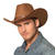 Hut Cowboy Nebraska, braun, Wildleder-Look, Einheitsgröße Bild 2