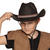 Hut Cowboy junior, schwarz, für Kinder Bild 2