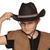 Hut Cowboy junior, schwarz, fr Kinder Bild 2