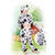 Kinder-Kostüm Overall Kuh, Gr. M bis 140cm Körpergröße - Plüschkostüm, Tierkostüm